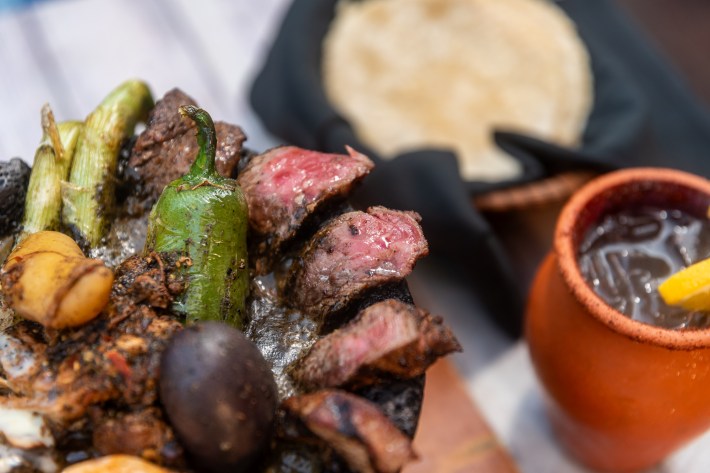 A molcajete at Pez Cantina.