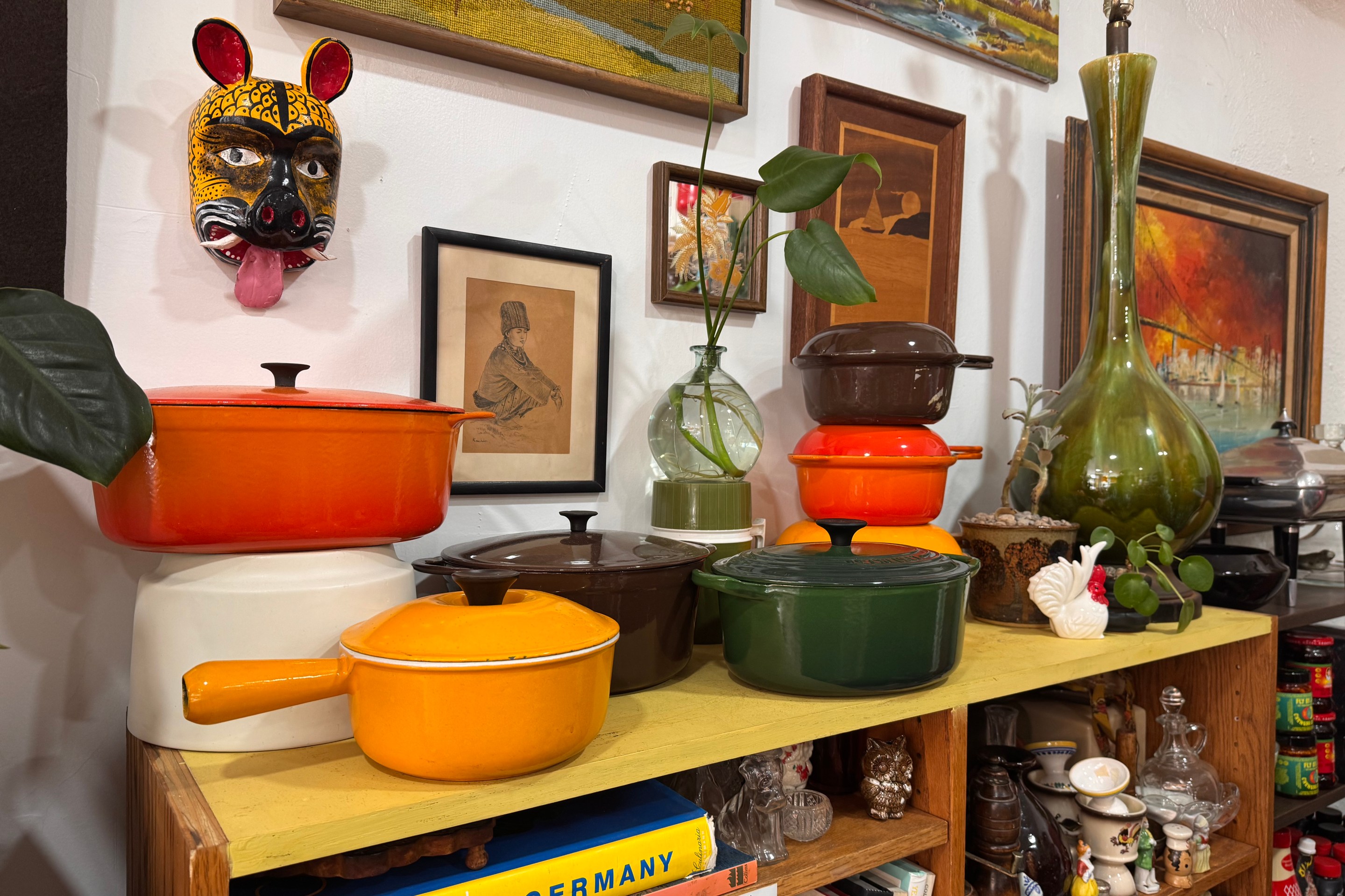 Newlin House vintage cookware.