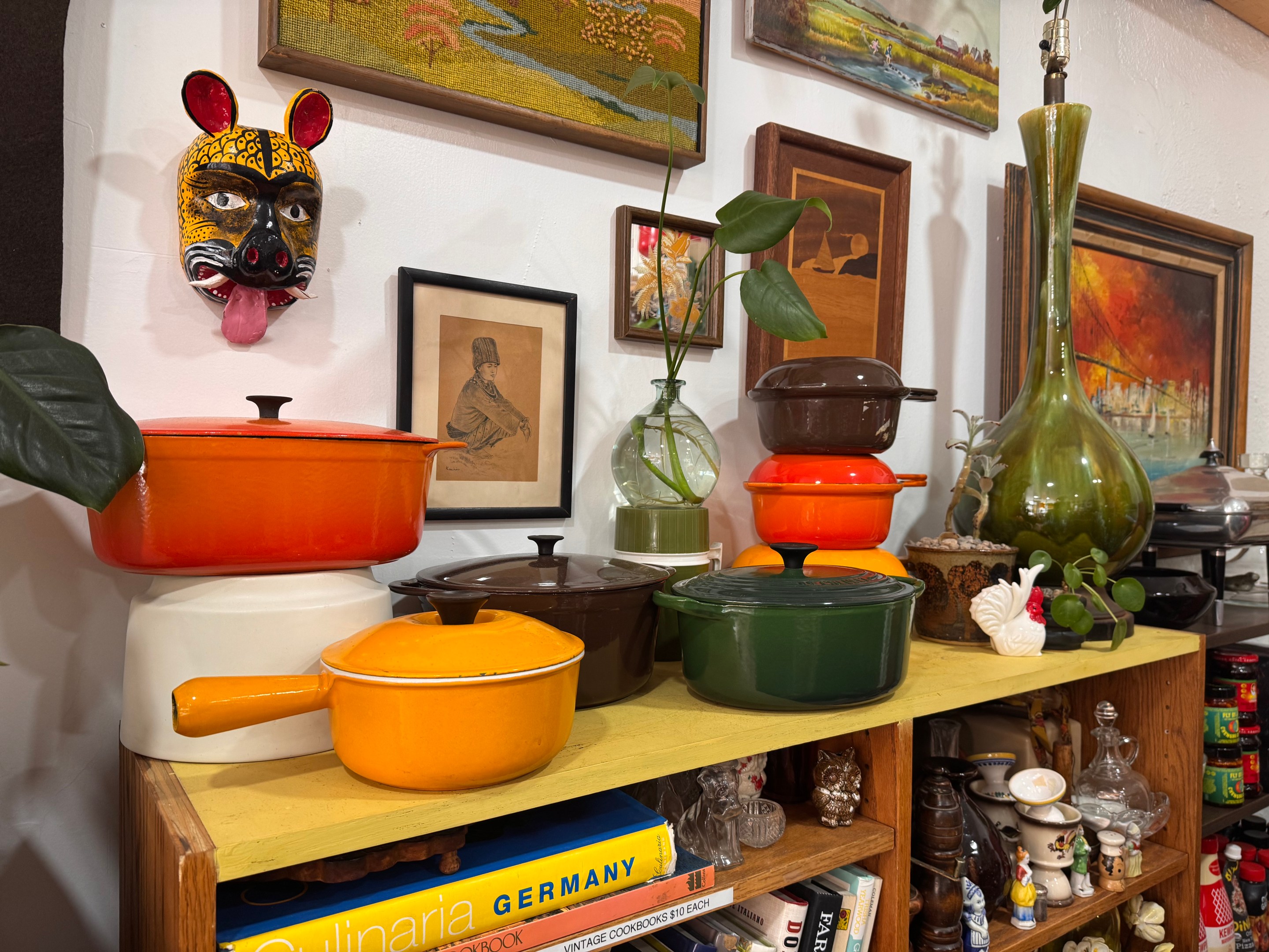 Newlin House vintage cookware.