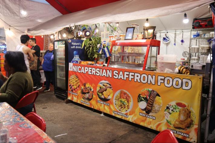 Nicapersian's stand.