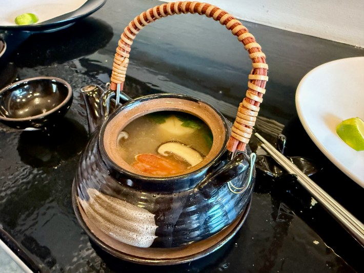 Japanese dashi soup.