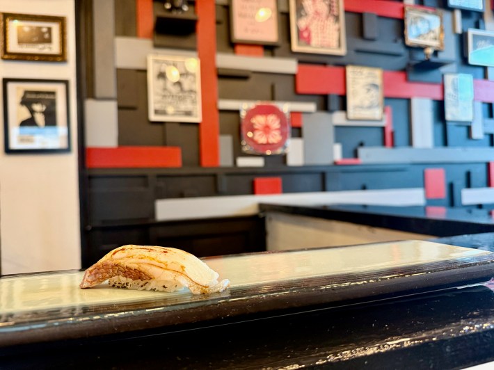 A piece of nigiri at FUNHOUSE.