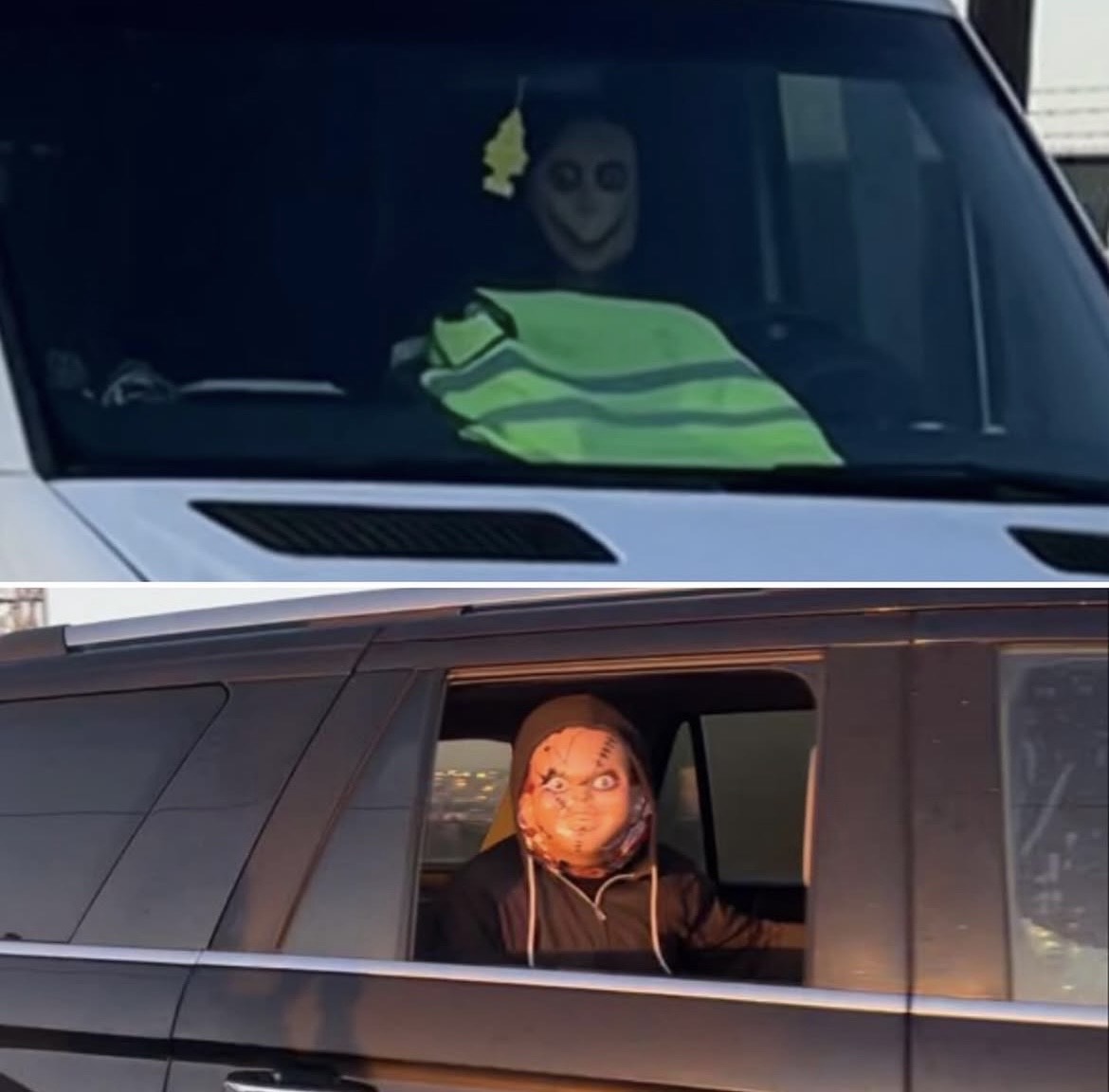 ice agents wearing mask. Photo via @harborareapeacepatrols/Instagram.