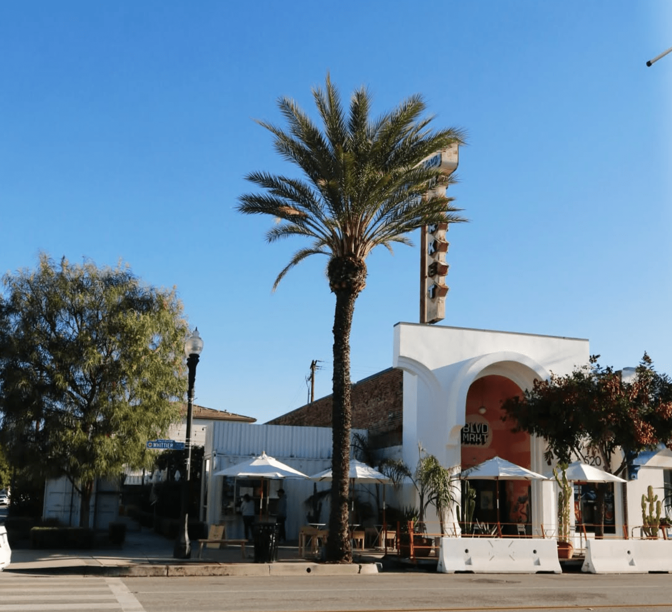 The view of BLVD Market from Whittier Boulevard. Photo via @blvdmarket/Instagram.
