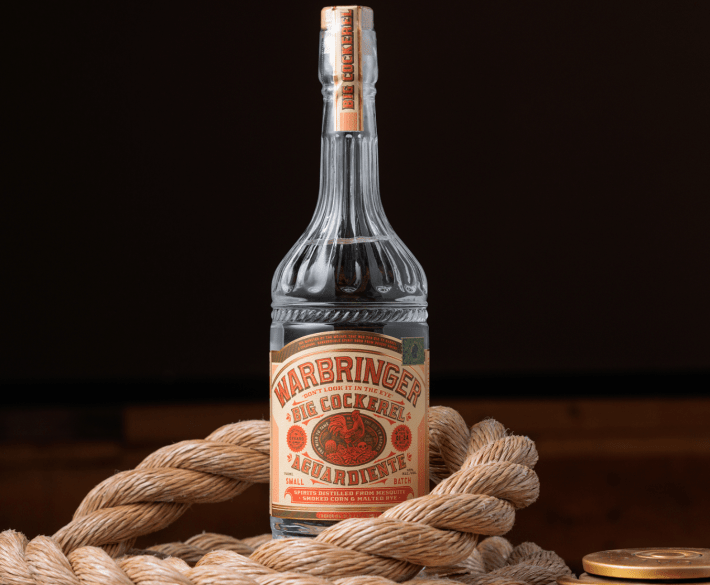 a bottle of cockerel alcohol