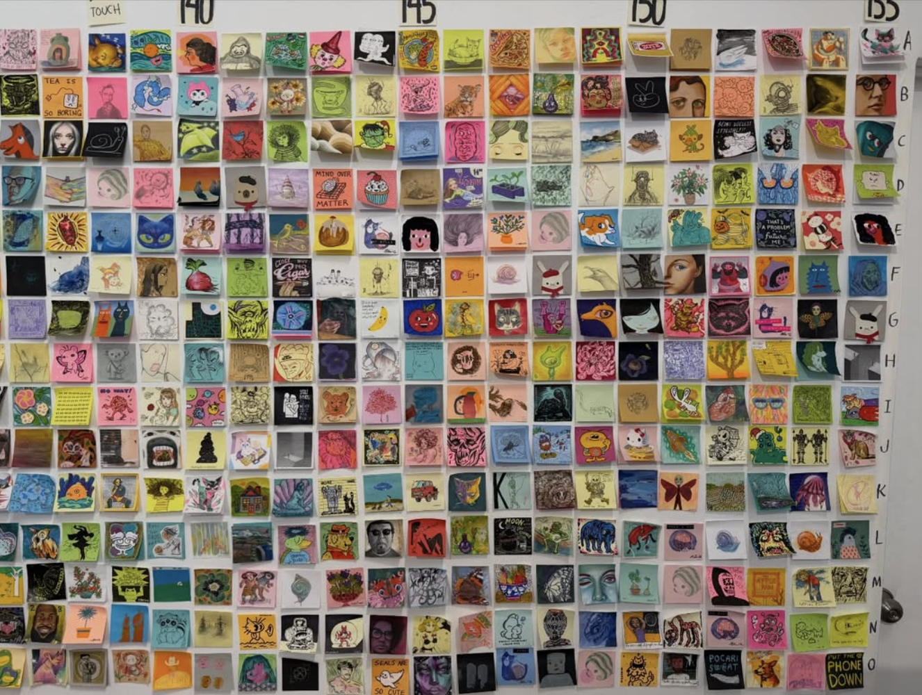 This 20-Year-Old Sawtelle Art Show Is Made of Over 2,000 Post-it Notes