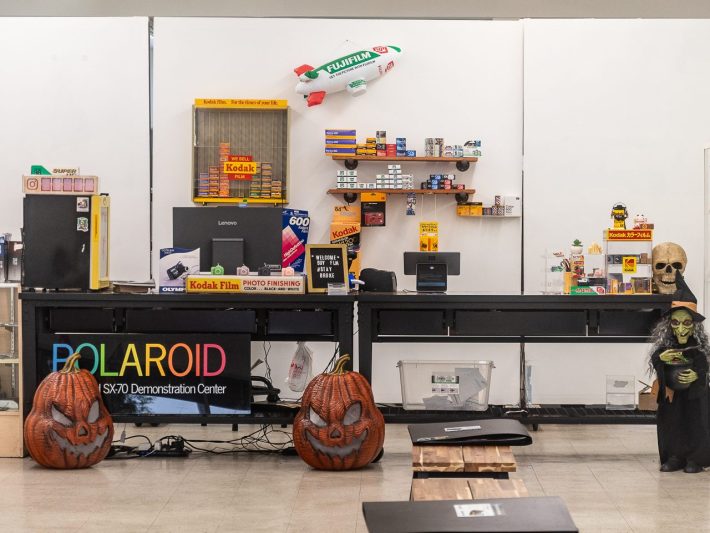 the interior of East L.A. Film Shop