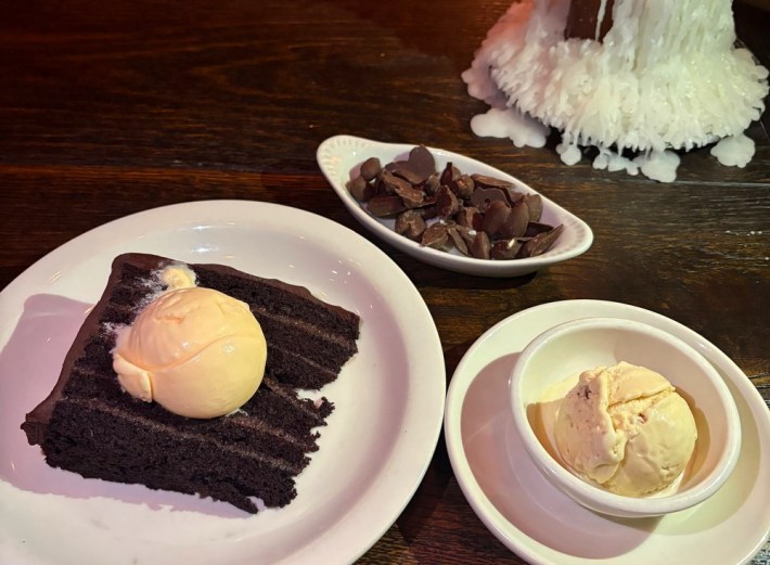 desserts like ice cream and cake