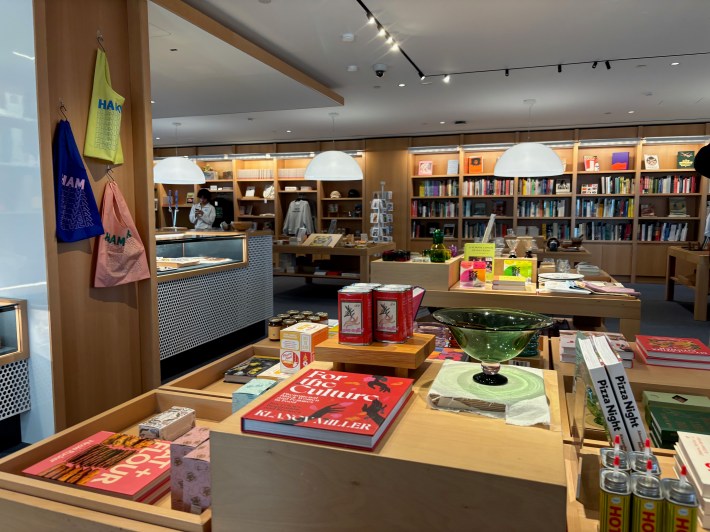 the interior of a gift shop