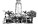 An Illustration of Fox Theater in Westwood with its tall tower and marquee