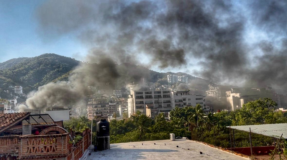 Puerto Vallarta on fire.