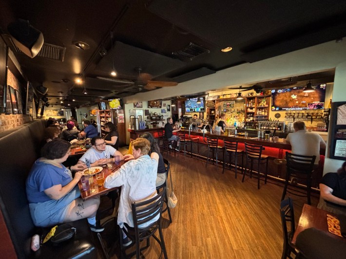 a restaurant interior