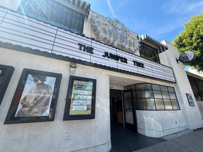 the exterior of a movie theater
