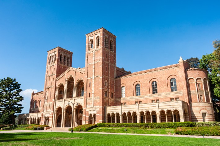 a campus building at UCLA