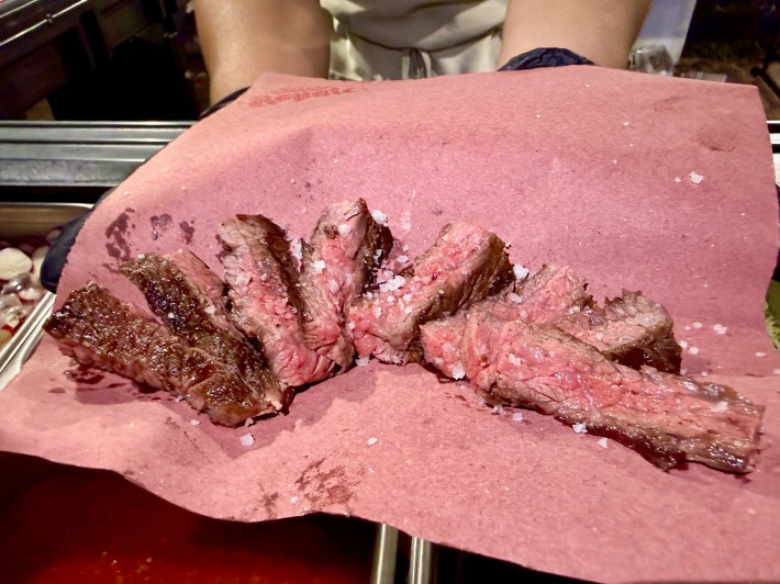 Prime chuck steak at Tacos Royale.
