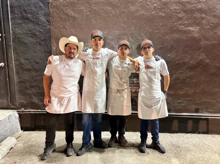 Saul and the Tacos Royale crew.