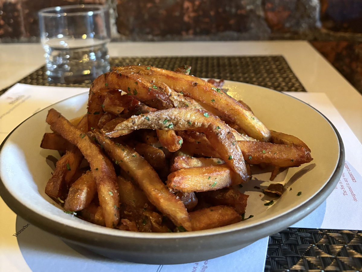 a plate of fries