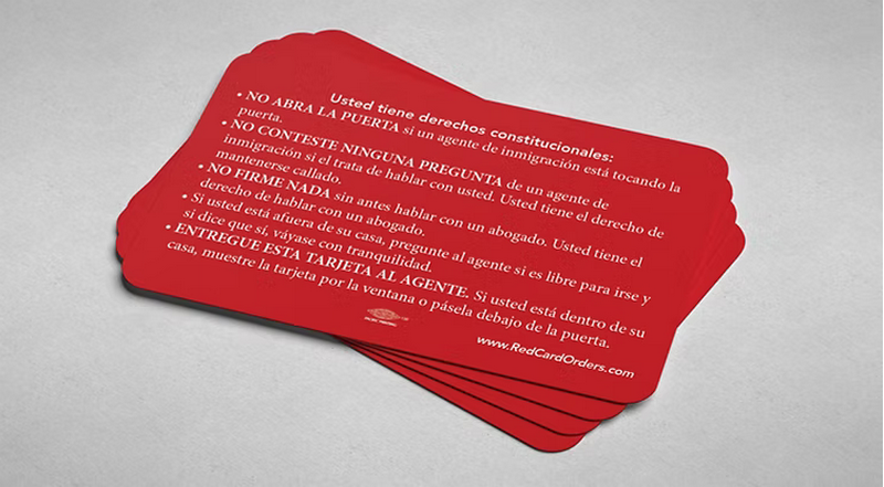 How Everyone Can Use This 'Red Card' to Assert Allyship With Immigrants ~ L.A. TACO