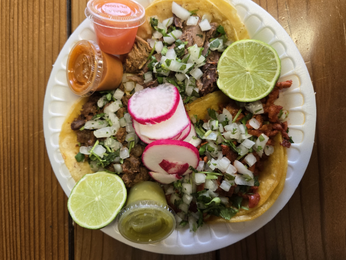 tacos on a plate