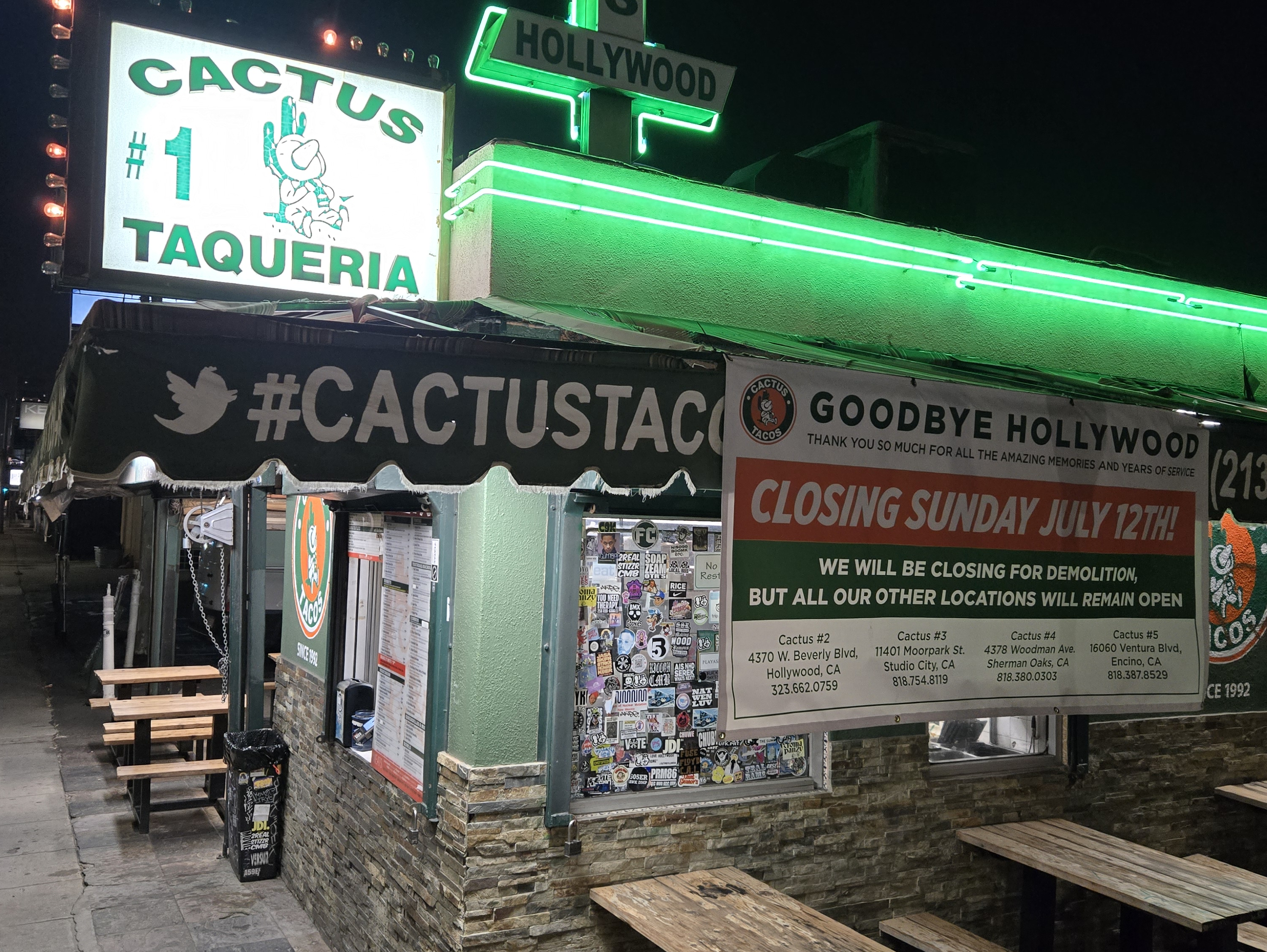 lataco.com - Jake Hook - After 34 Years, Hollywood's Iconic Cactus Taquer&iacute;a #1 Is Being Forced to Close This Sunday ~ L.A. TACO