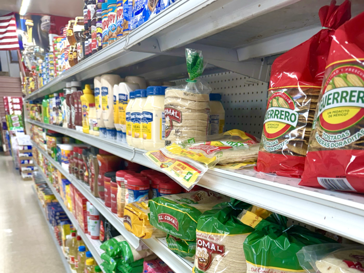 tortillas at a corner store