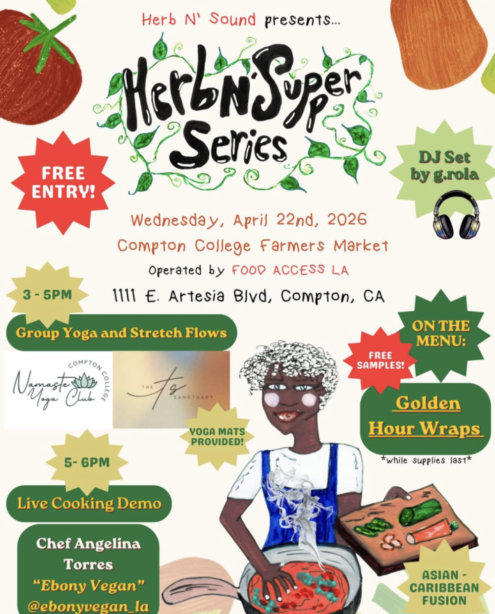 a flier for a cooking event