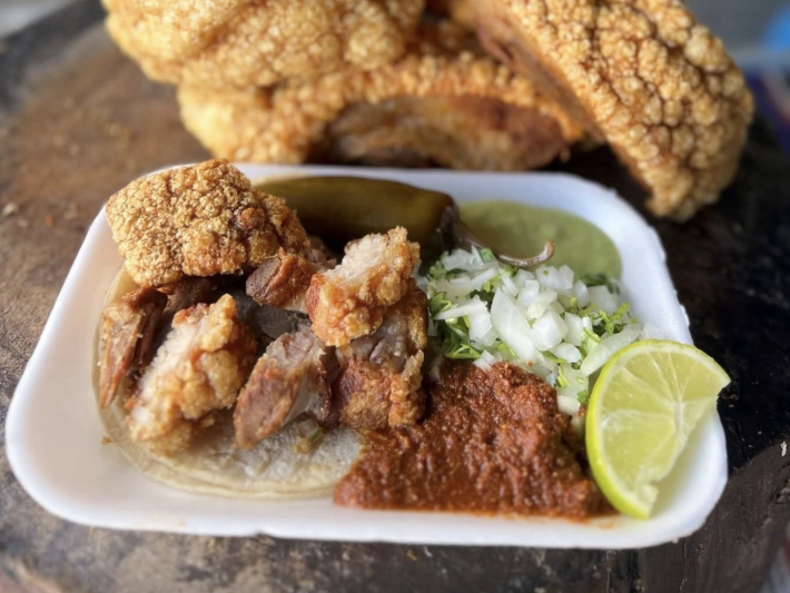 taco de Chicharrón