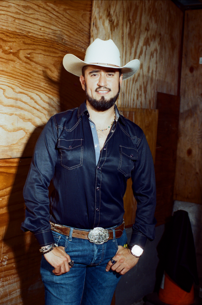 a man in a cowboy hat