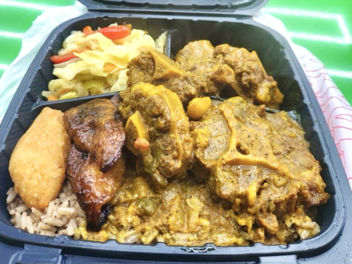 curried oxtail plate
