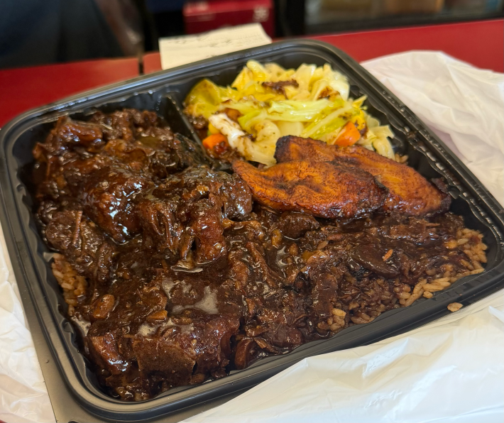 An oxtail plate