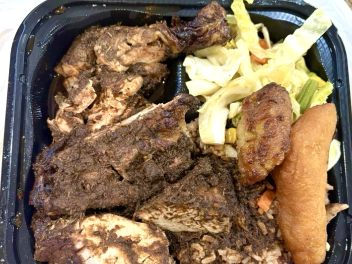 Jerk chicken plate