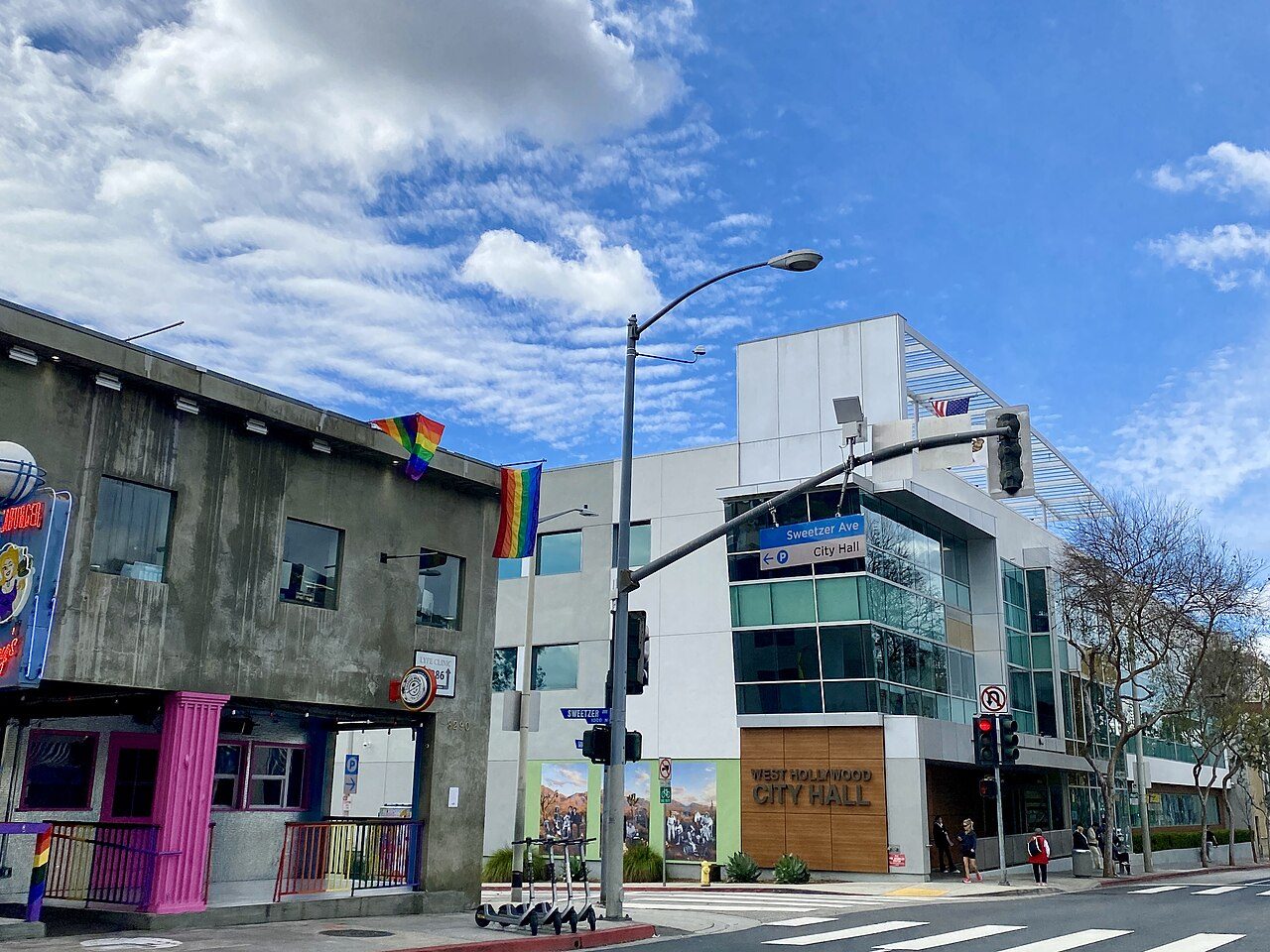 city hall in West Hollywood