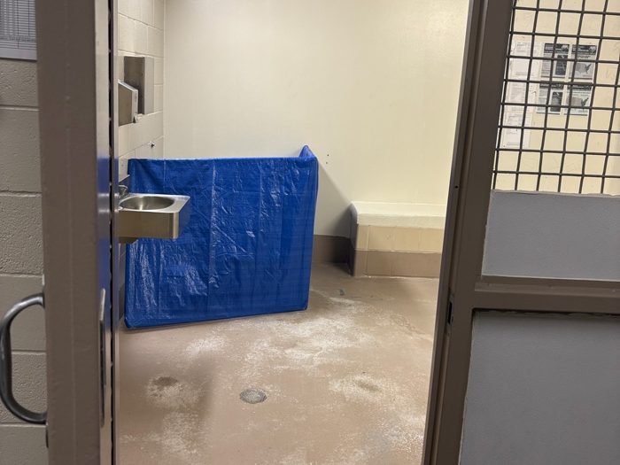 a holding cell
