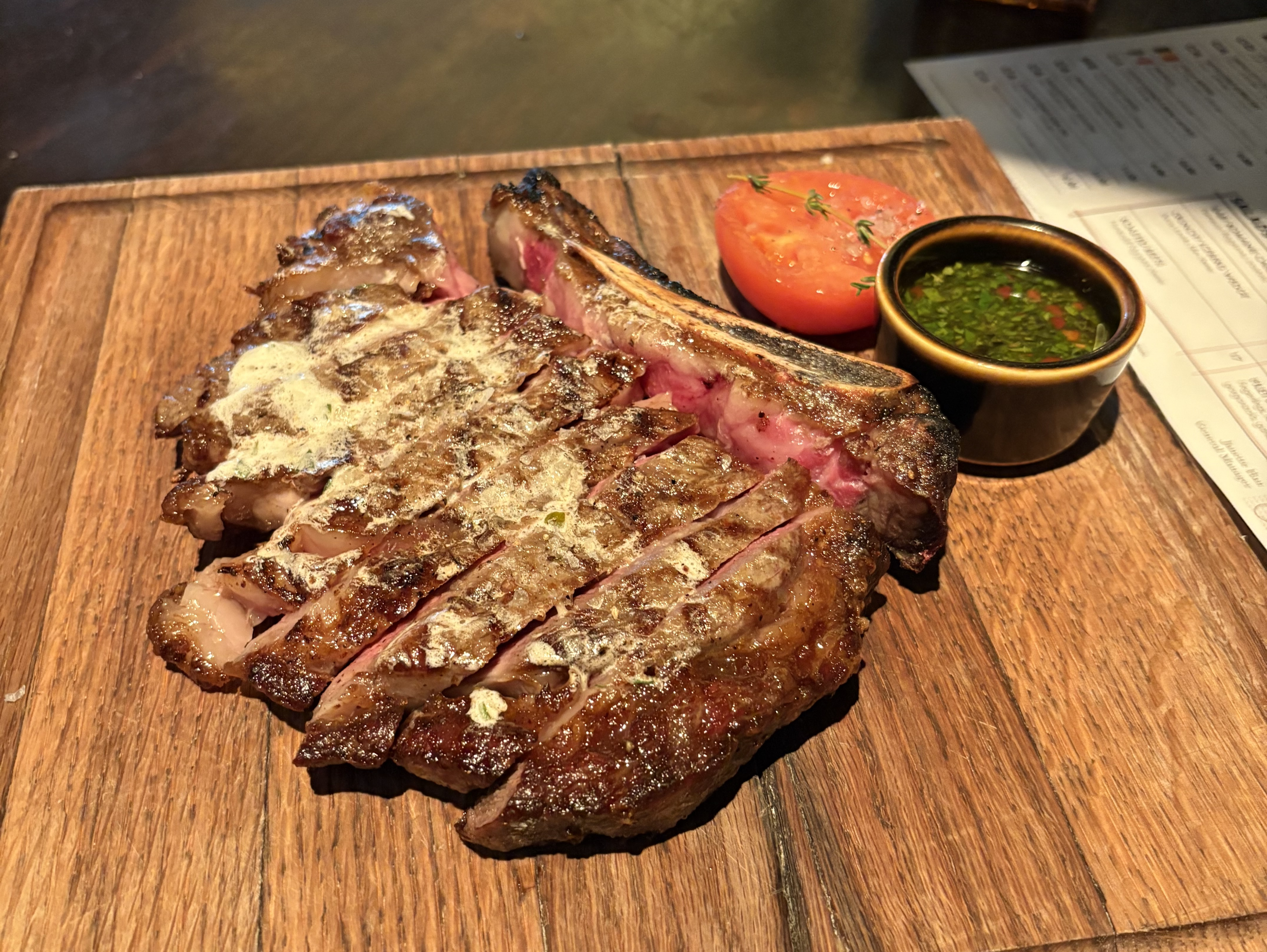 a dry-aged ribeye