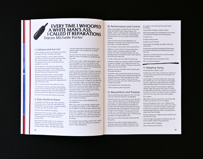 a printed article in a magazine