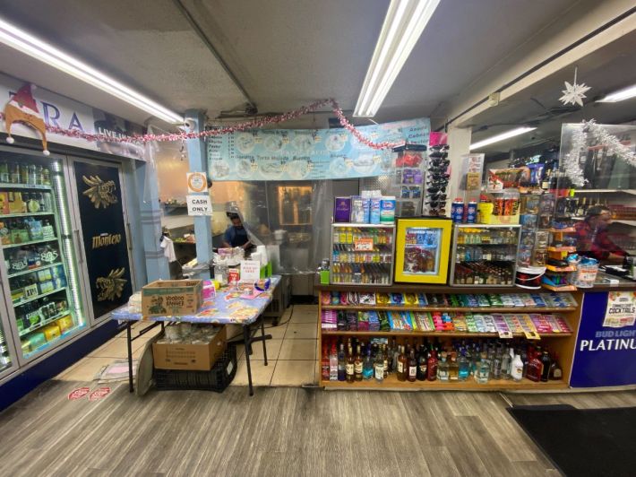 Inside the liquor store next to Taquería Paco's Tacos. Photo by Memo Torres for L.A. TACO.