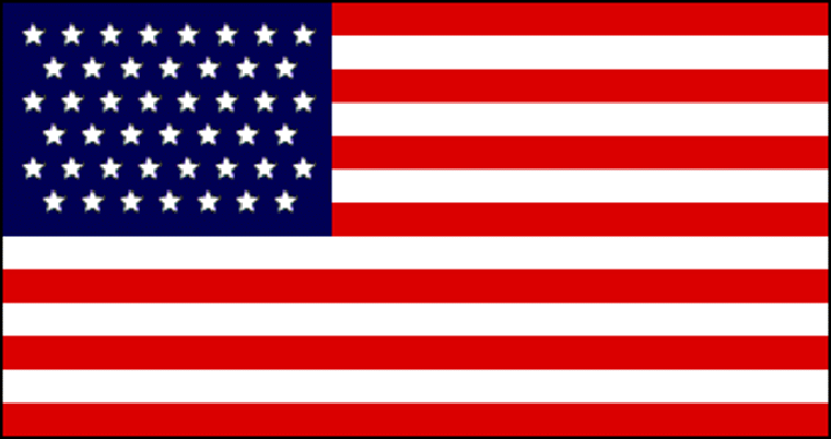 45 Star Flag 1901