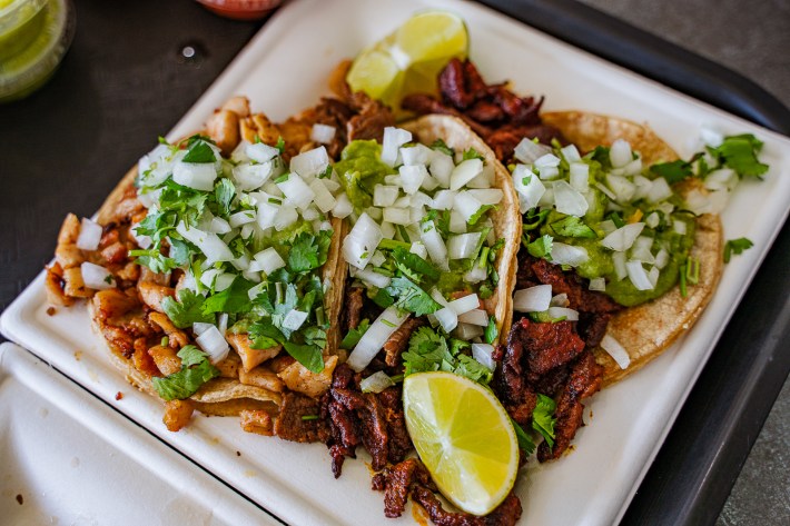 Acapela uses angus beef even tortillas sourced from San Diego for their menu.