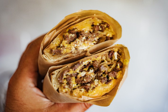 A burrito at Acapela.