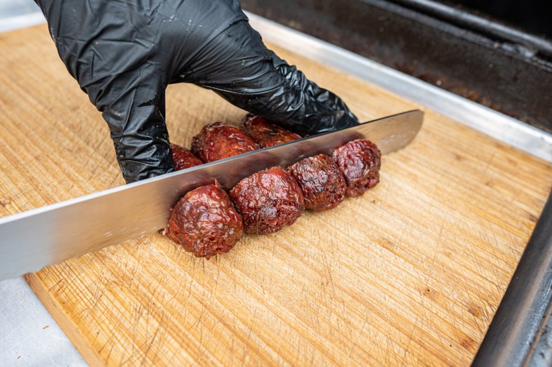 Twako sausage from Battambong BBQ. Photo by James Ter for L.A. TACO.
