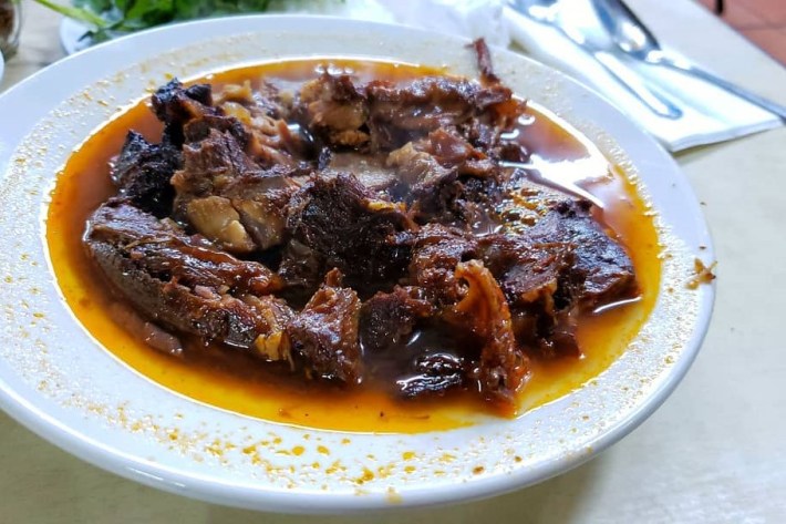 Birria plate from El Parian. Photo by Cesar Hernandez.