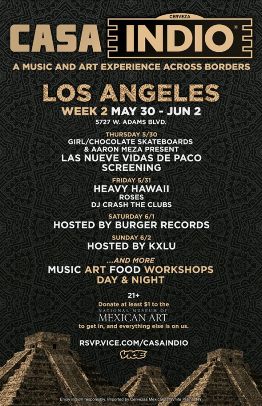 CASA INDIO LA - Week 2 Flyer