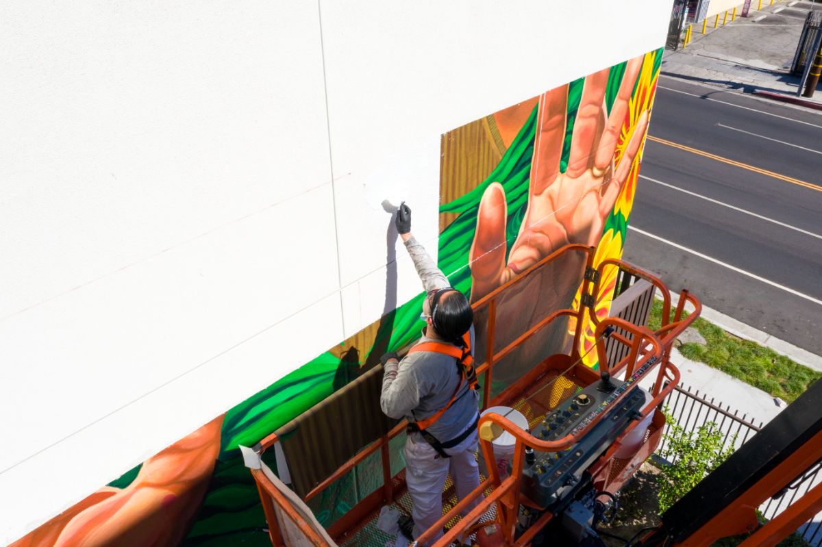 Meet The Gangster Turned Muralist Out Of Boyle Heights Who Survived L A   DJI 0286 