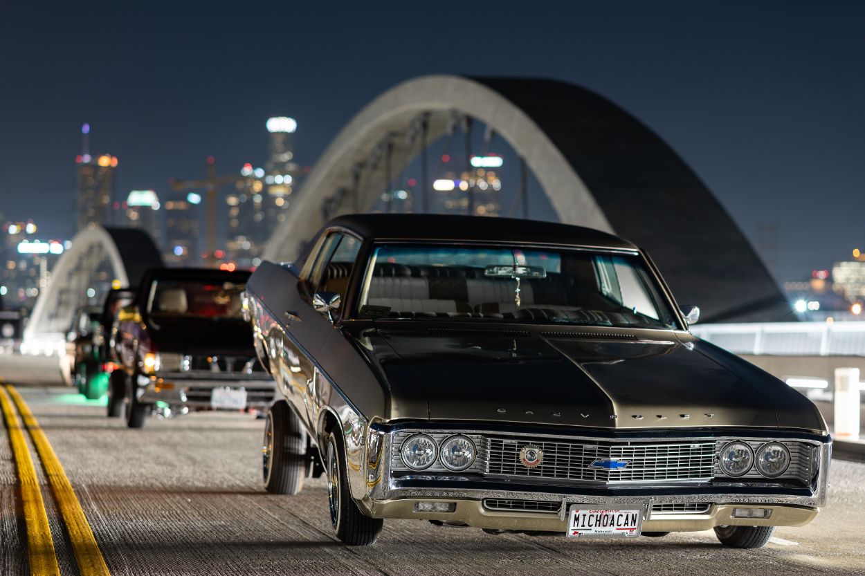 The First Lowriders On the 6th Street Bridge ~ L.A. TACO