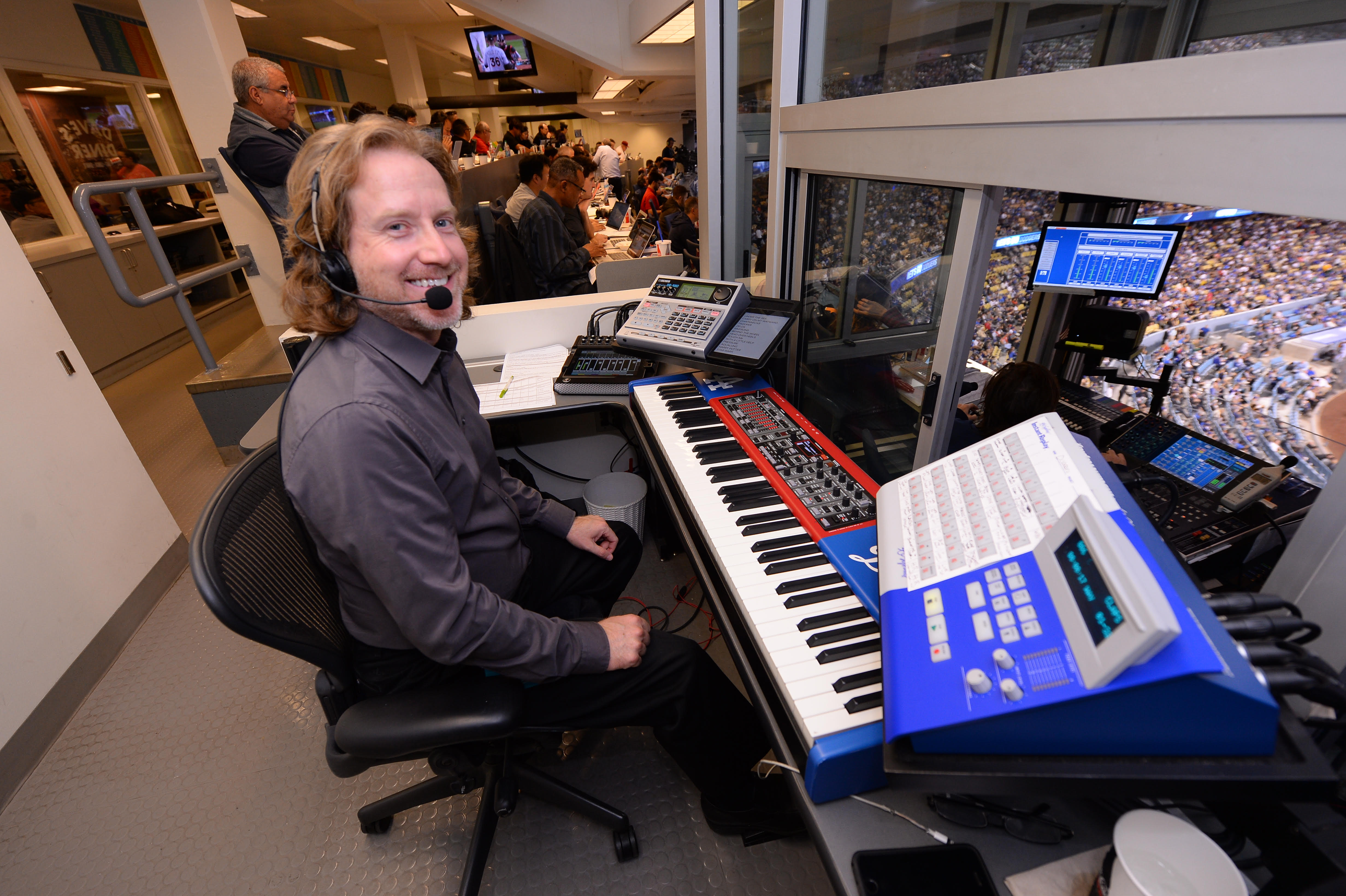 This Dodgers organist will be in the Bobblehead Hall of Fame