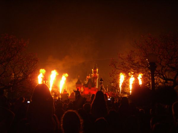 Fire pon Disneyland