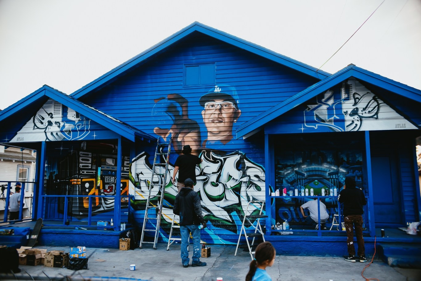 Not everyone is a fan of the East LA Dodger House