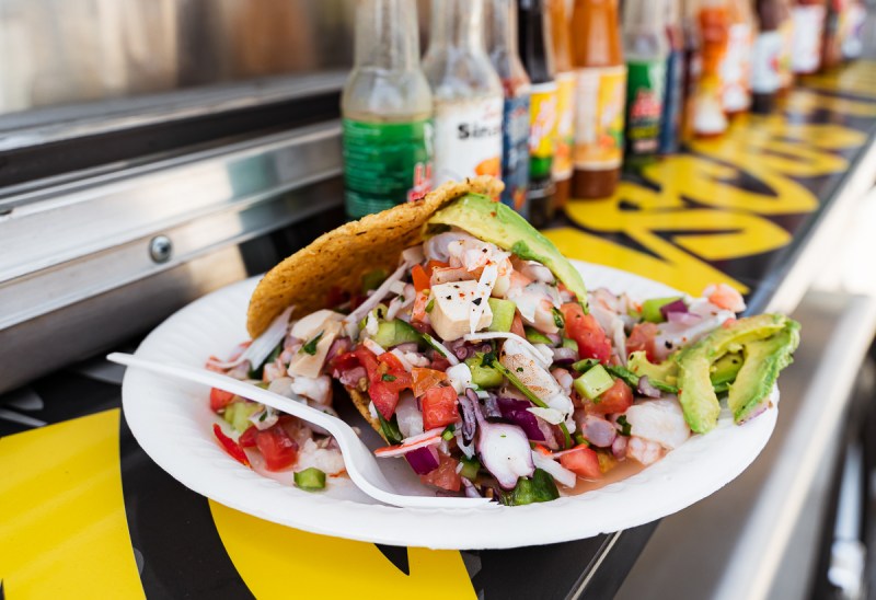 Ceviche mixta at El Jefe Baja Style.