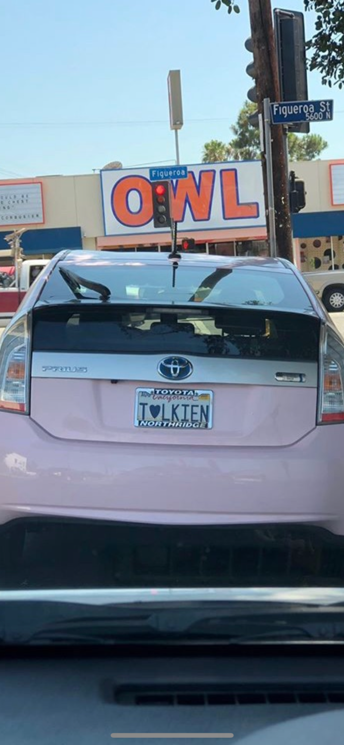 Personalized license store plate names