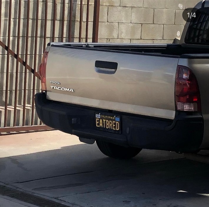 Truck vanity shop plates